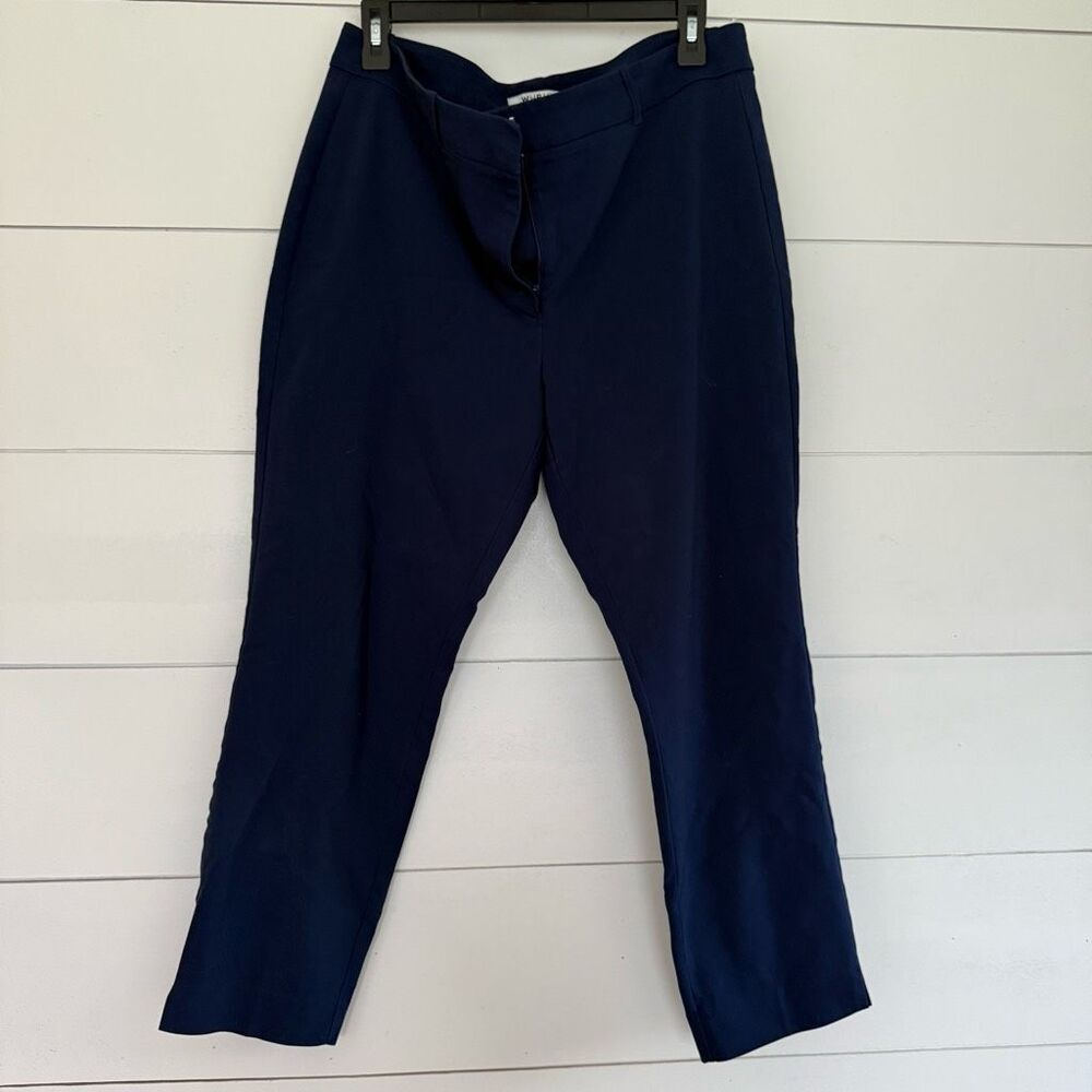 WHBM White House Black Market Women’s 12 Navy Blue Dress Pants